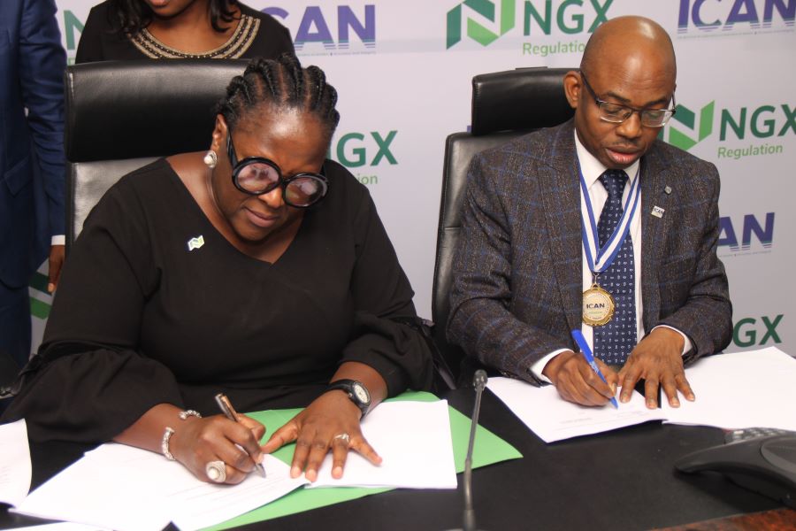 NGX RegCO, ICAN sign MoU to enhance market regulation, investor protection  | The Government and Business Journal